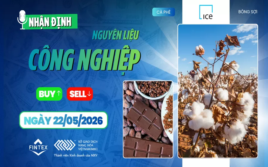 NHẬN ĐỊNH NGUYÊN LIỆU - CÔNG NGHIỆP NGÀY 22/05/2026